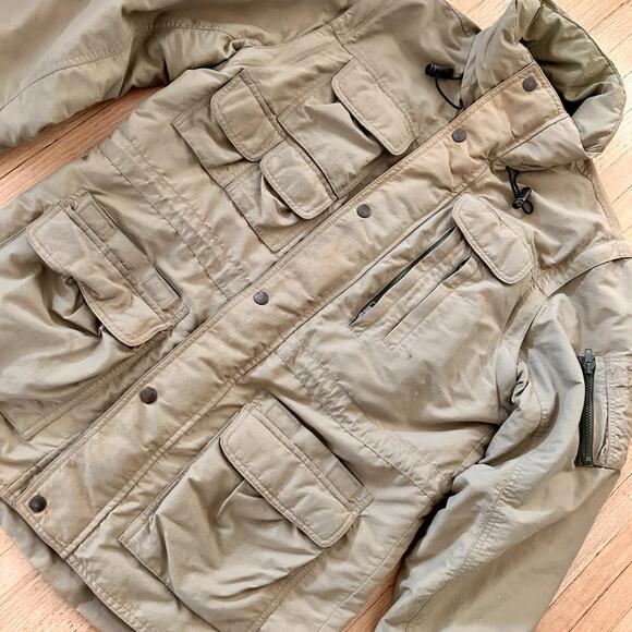 90s Universal Studios Japan Tactical Jacket Multi pocket Utility Men's Small - Picture 4 of 12